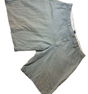 Polo Ralph Lauren Prospect Men's Pure Cotton Blue Striped Casual Shorts Size 40